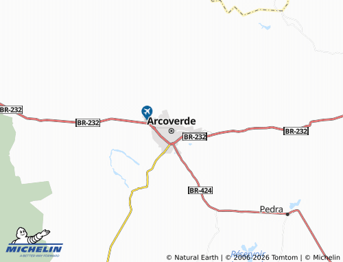 Mapa MICHELIN Arcoverde - ViaMichelin