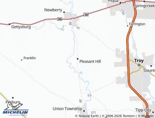 Mappa MICHELIN Pleasant Hill - ViaMichelin