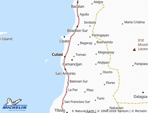 Mappa MICHELIN Tomao - ViaMichelin