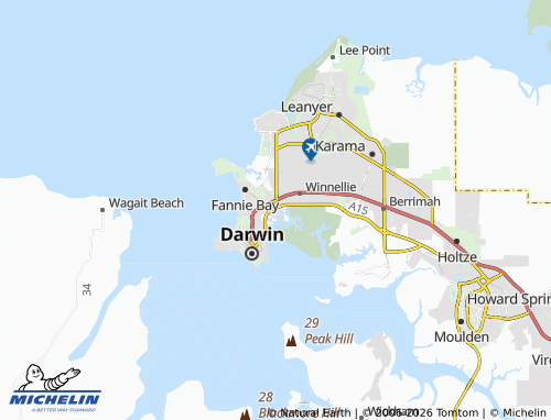 MICHELIN Bayview map - ViaMichelin