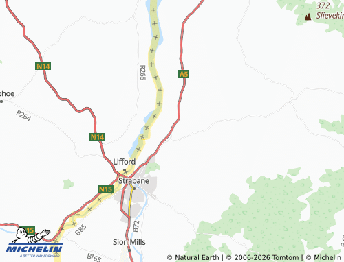 MICHELIN Ballymagorry map - ViaMichelin