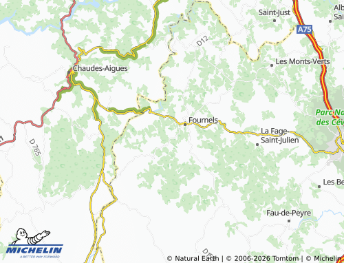 Mapa MICHELIN Noalhac - ViaMichelin