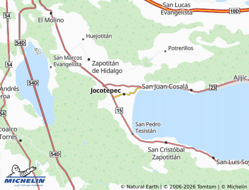MICHELIN Cruz Verde map - ViaMichelin