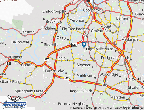 MICHELIN Durack map - ViaMichelin