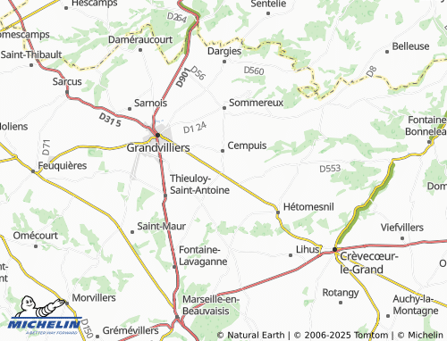 Mapa MICHELIN Le Hamel - ViaMichelin