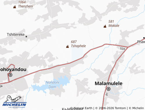 MICHELIN-Landkarte Mukomasiandu - ViaMichelin