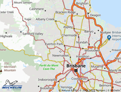 MICHELIN Mitchelton map - ViaMichelin