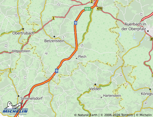 Mappa MICHELIN Plech - ViaMichelin