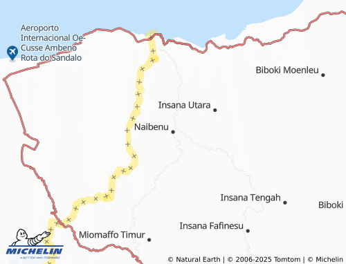 MICHELIN Naibenu map - ViaMichelin