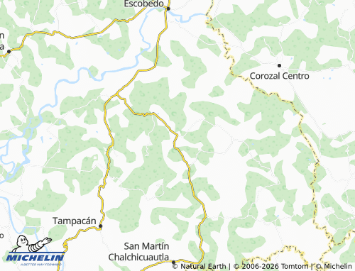 MICHELIN Tepemiche map - ViaMichelin
