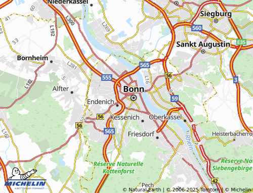 MICHELIN Weststadt map - ViaMichelin