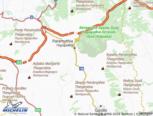 MICHELIN Karioti map - ViaMichelin