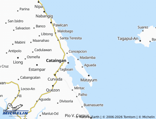MICHELIN Madamba map - ViaMichelin