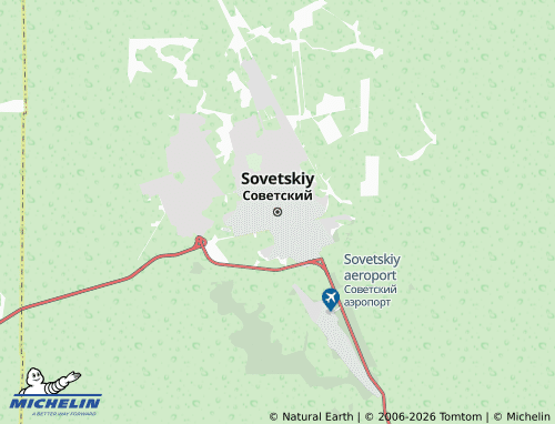 MICHELIN-Landkarte Sovetskiy - ViaMichelin