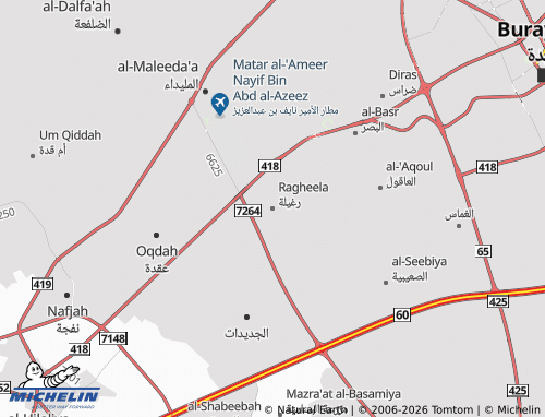 MICHELIN-Landkarte Ragheela - ViaMichelin