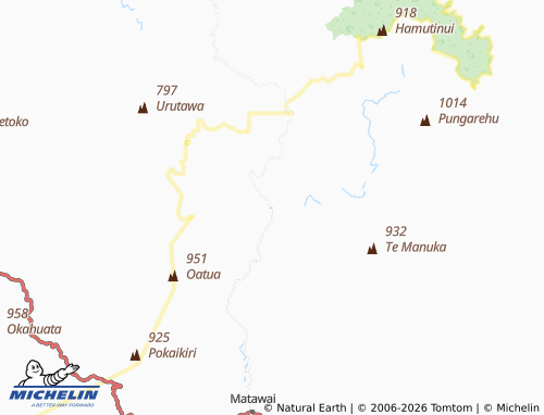 Mapa MICHELIN Mōtū - ViaMichelin