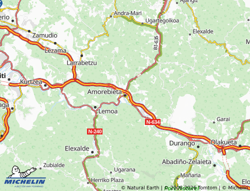 MICHELIN Amorebieta-Etxano map - ViaMichelin