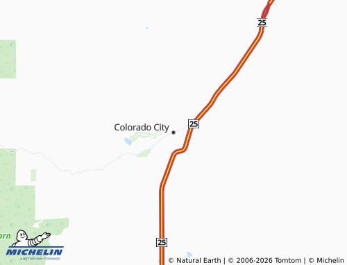 Mapa MICHELIN Colorado City - ViaMichelin