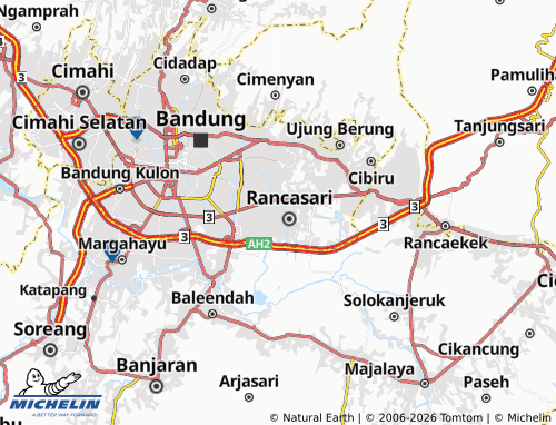 MICHELIN Manjahlega map - ViaMichelin