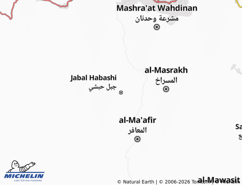 Carte MICHELIN Jabal Habashi - ViaMichelin