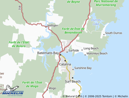 MICHELIN-Landkarte North Batemans Bay - ViaMichelin