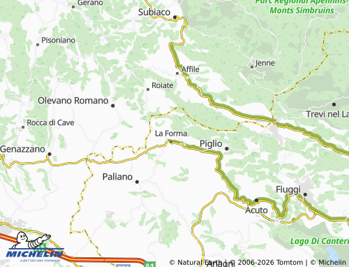 Kaart MICHELIN Serrone - ViaMichelin