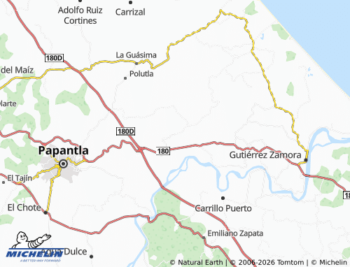 MICHELIN Privada El Cedro map - ViaMichelin