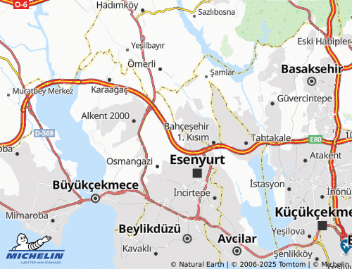 MICHELIN Orhan Gazi map - ViaMichelin