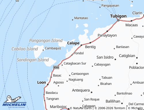 Mapa MICHELIN Pondol - ViaMichelin