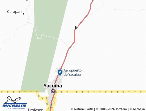 MICHELIN Santa Martha map - ViaMichelin
