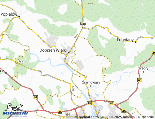 Carte MICHELIN Brzezie - ViaMichelin