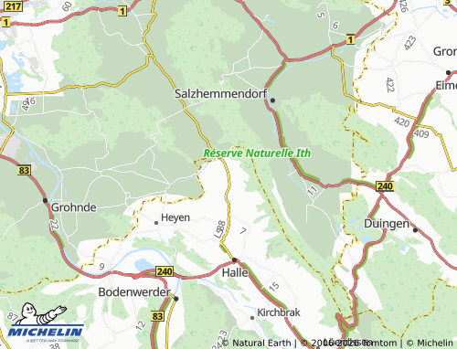 MICHELIN Bremke map - ViaMichelin