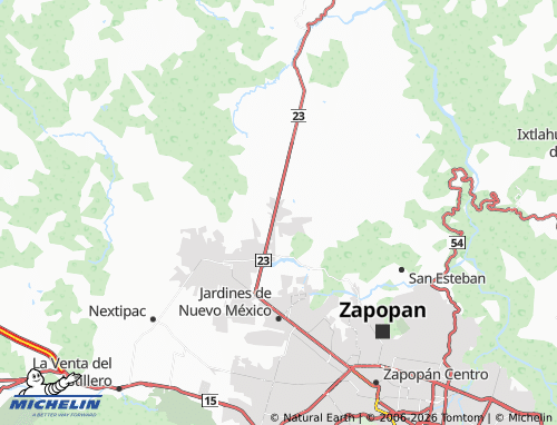 Mappa MICHELIN El Ejido Copalita - ViaMichelin