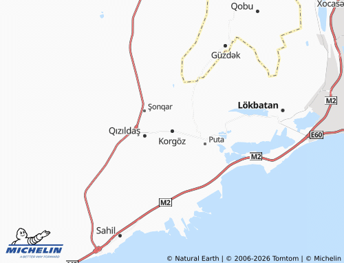 Carte MICHELIN Korgöz - ViaMichelin