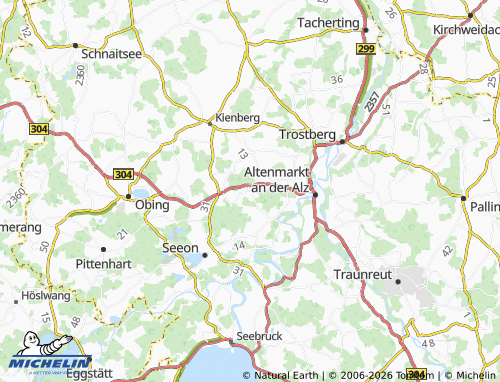MICHELIN Rupertsdorf map - ViaMichelin