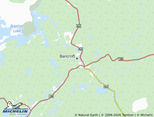 Mappa MICHELIN Bancroft - ViaMichelin