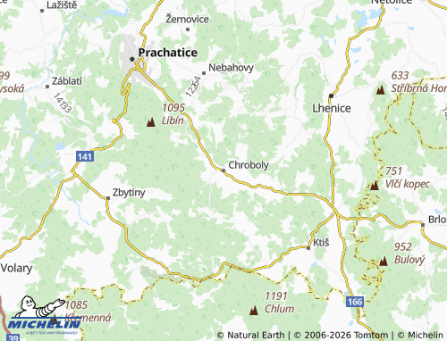 Kaart MICHELIN Chroboly - ViaMichelin