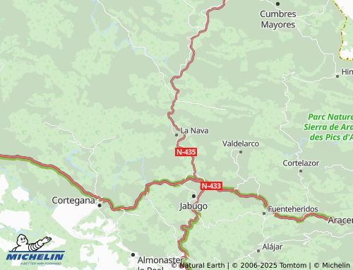 MICHELIN La Nava map - ViaMichelin