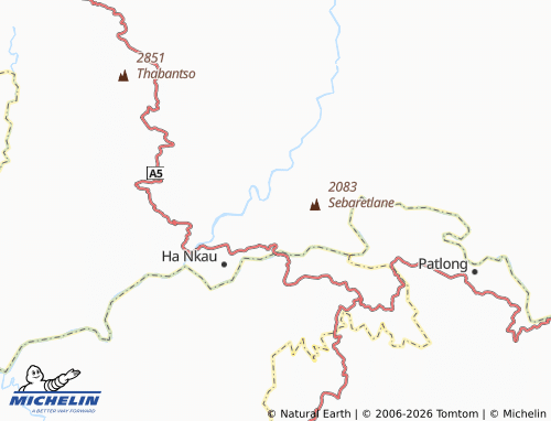 MICHELIN-Landkarte Ha Malatsi - ViaMichelin