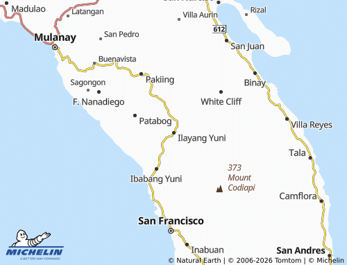MICHELIN Ilayang Yuni map - ViaMichelin