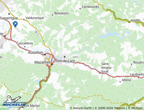 MICHELIN Cucussac map - ViaMichelin