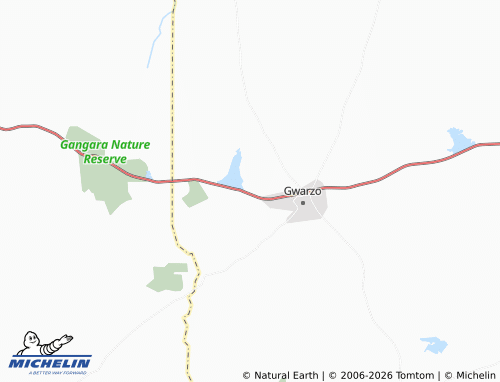 Mappa MICHELIN Sabon Gwarzo - ViaMichelin