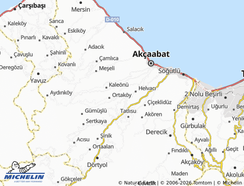 Mappa MICHELIN Tütüncüler - ViaMichelin