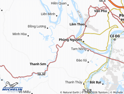 Mapa MICHELIN Thọ Văn - ViaMichelin