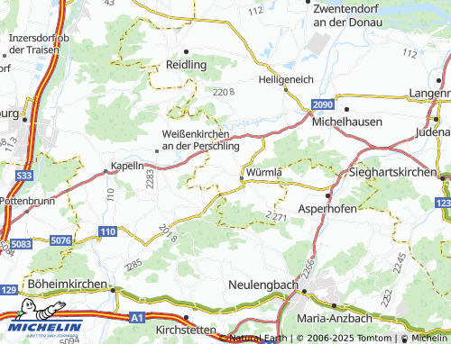 MICHELIN-Landkarte Jetzing - ViaMichelin