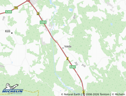 MICHELIN Vaida map - ViaMichelin