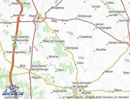 Mapa MICHELIN Marignac - ViaMichelin