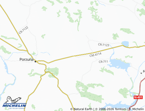 MICHELIN Peralosas map - ViaMichelin