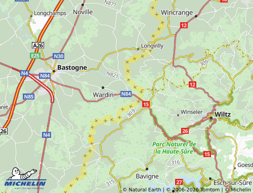 Mappa MICHELIN Bras - ViaMichelin