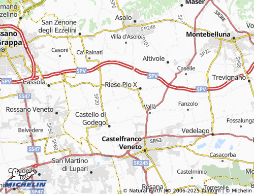 MICHELIN Avenali map - ViaMichelin